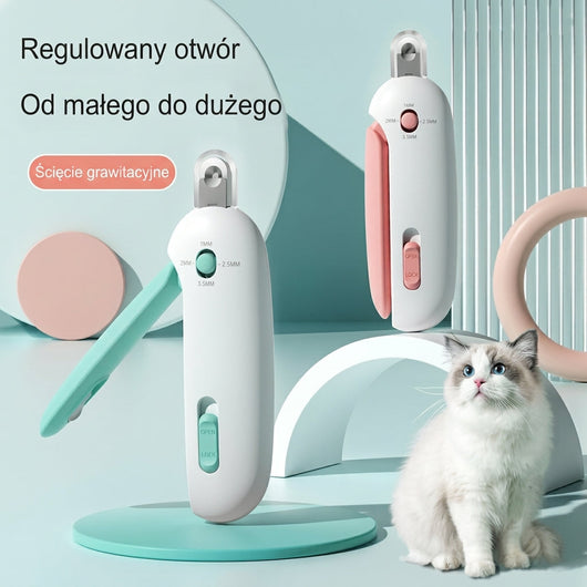 Cążki do Paznokci dla Kota – Regulowana Głębokość, Stal Nierdzewna, Bezpieczeństwo 6