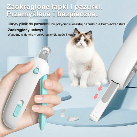 Cążki do Paznokci dla Kota – Regulowana Głębokość, Stal Nierdzewna, Bezpieczeństwo 7