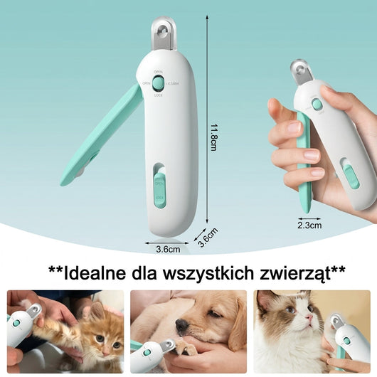 Cążki do Paznokci dla Kota – Regulowana Głębokość, Stal Nierdzewna, Bezpieczeństwo 4