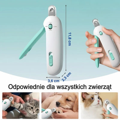 Obcinacz do Paznokci dla Kota z Regulacją i Pilnikiem – Bezpieczne Przycinanie Pazurów