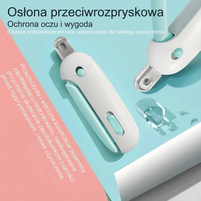 Obcinacz do Paznokci dla Kota z Regulacją i Pilnikiem – Bezpieczne Przycinanie Pazurów