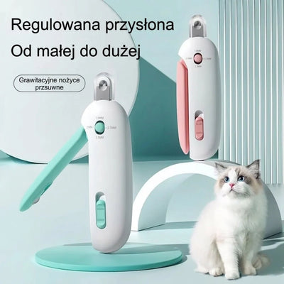 Obcinacz do Paznokci dla Kota z Regulacją i Pilnikiem – Bezpieczne Przycinanie Pazurów