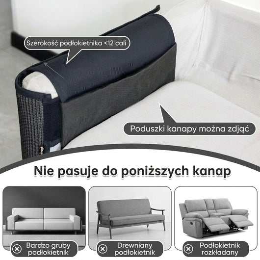 Ochraniacze na Meble dla Kotów – 8 Sztuk, Odporne na Zarysowania, Łatwy Montaż 2