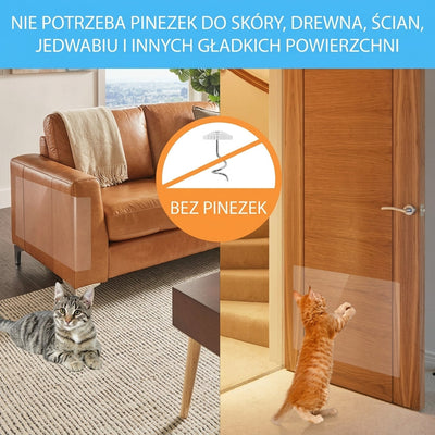 Ochraniacze na Meble dla Kotów – 8 Sztuk, Odporne na Zarysowania, Łatwy Montaż 13