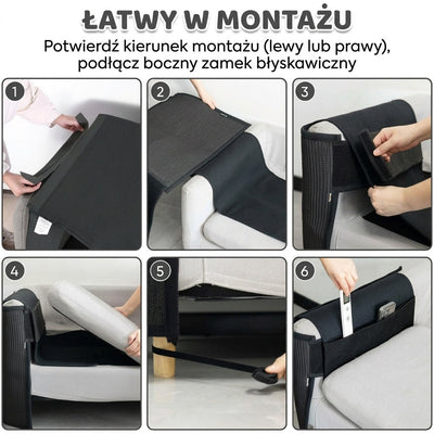 Ochraniacze na Meble dla Kotów – 8 Sztuk, Odporne na Zarysowania, Łatwy Montaż 10