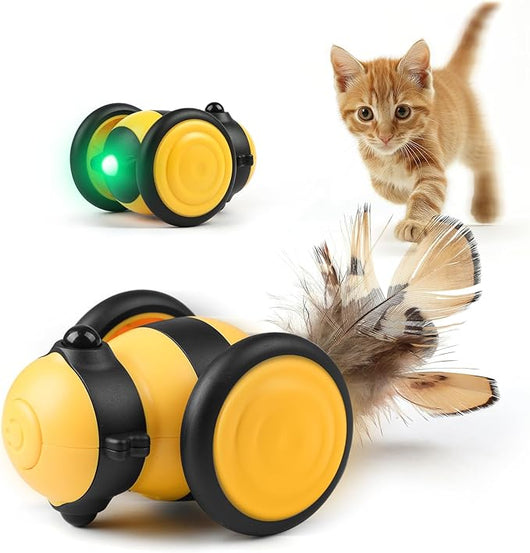 Zabawka Dla Kota Interaktywna z Pilotem – Zdalnie Sterowana z LED i Ruchami Imitującymi Ofiarę 1
