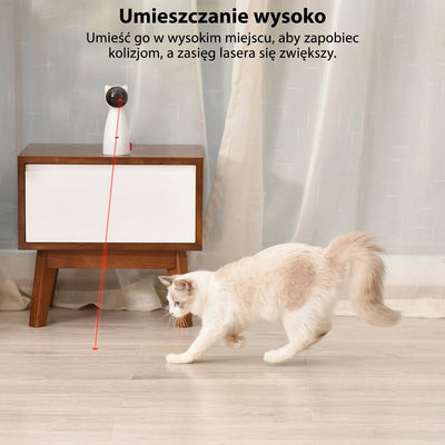 Zabawka dla kota interaktywna z automatycznym laserem – Stymulująca zabawa w domu 3